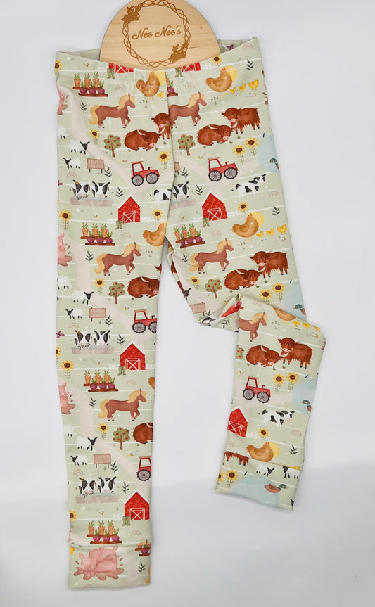 SALE Farm print Leggings