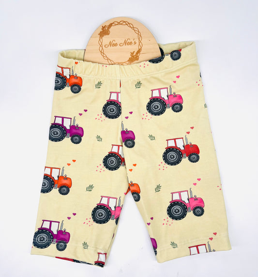 Tractor Print Shorts
