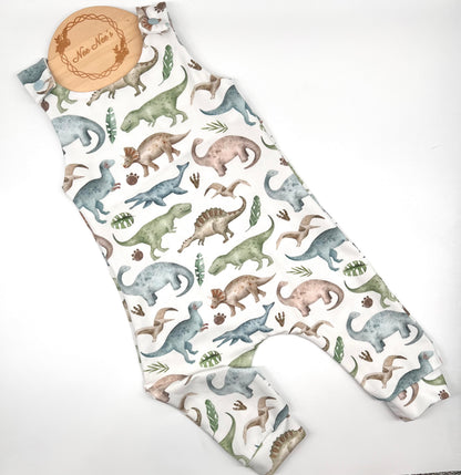 NEW! Watercolour Dinosaur print romper