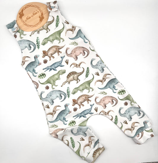 NEW! Watercolour Dinosaur print romper