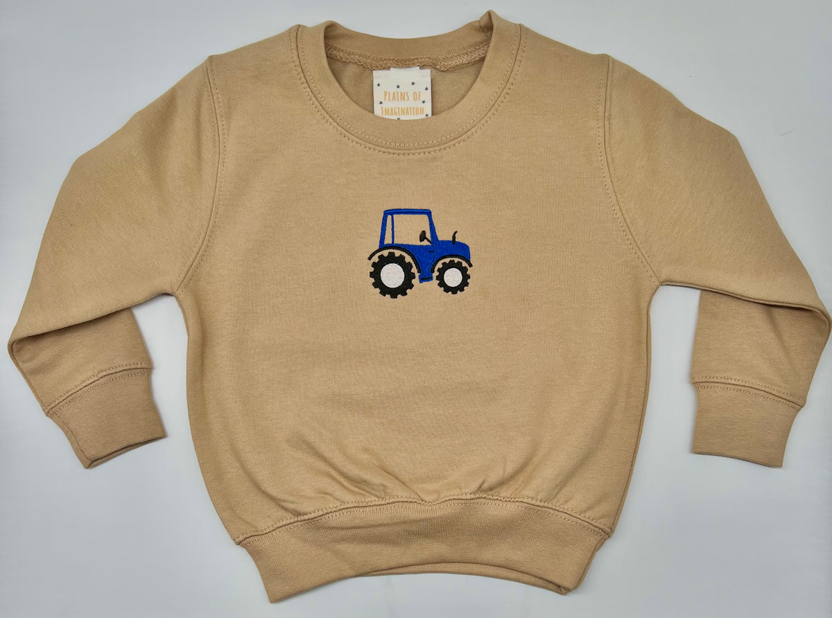 Embroidered Tractor Jumper