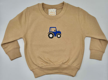 Embroidered Tractor Jumper