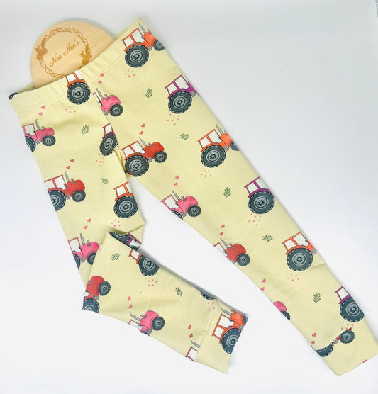 Tractor Print Leggings