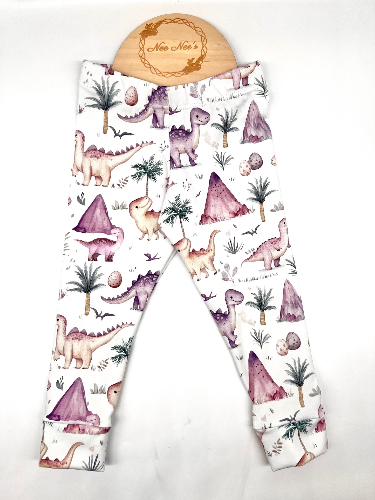 NEW! - Watercolour dinosaurs print Leggings