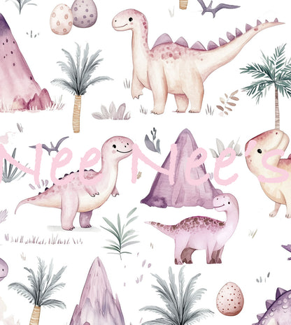 NEW! - Watercolour dinosaurs print Leggings