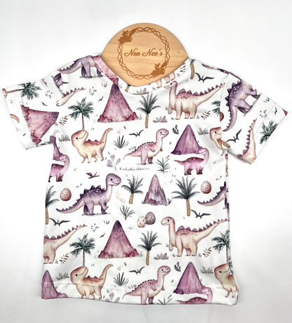 NEW! Watercolour dinosaur print T-Shirt