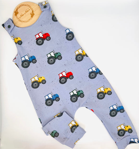 Tractor Print Romper