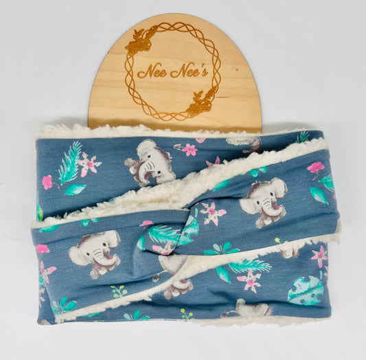 SALE! Childs Sherpa Fleece lined ear warmer and snood set