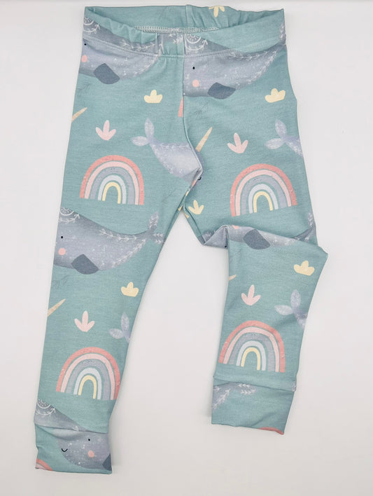 Narwhal Print Leggings